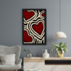 CUADRO CORAZONES CON ONDAS 44