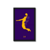 CUADRO KOBE BRYANT F:PÚRPURA 33
