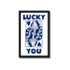 CUADRO LUCKY YOU BLUE 47