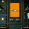CUADRO PORSCHE F:ANARANJADO 68